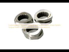 Sistema quirúrgico de corte y afeitado nasal médico personalizado a demanda con taladro eléctrico que presenta tornillos de acero aleado